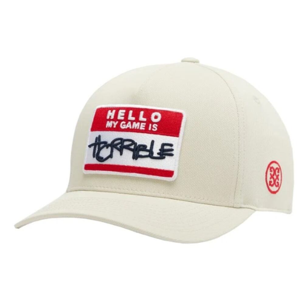 G/FORE Hello I AM HORRIBLE AT GOLF baseball hat